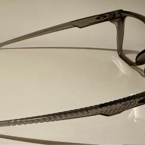 Oakley "The Cut" Eyeglasses Frames - Grey Smoke / Translucent - Picture 3 of 8